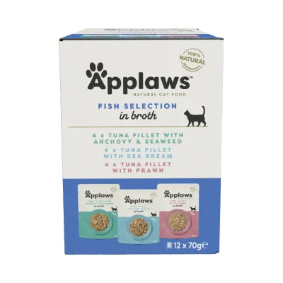 Applaws Fish Selection Multipack Nassfutter 12x70 g für Katzen