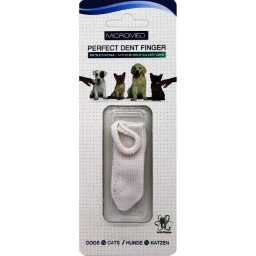 Zahnpflege-Fingerling für Hunde mit bioaktiver Hemosfaser, Tooth cleaner Dog - Micromed - 15 Stk.