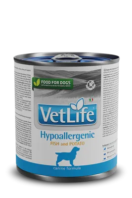 Farmina Vet Life canine, Hypoallergenic Fish and Potato Wet Food Canine, 300 gr
