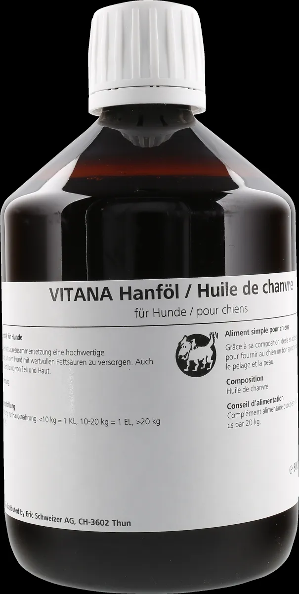 VITANA Hanföl, für Hunde, 500 ML