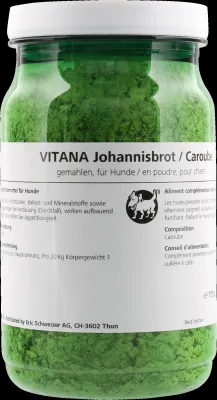 VITANA Johannisbrot, geschnitten, für Hunde, 175 G