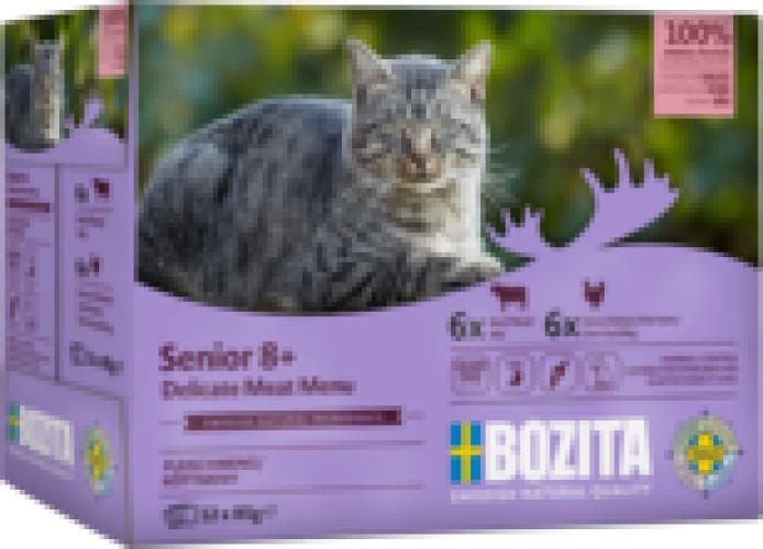bozita-pouch-senior-8-multibox-his-6-x-85g-his-beef-6-x-85g-his-extra-chicken-12-st-75969