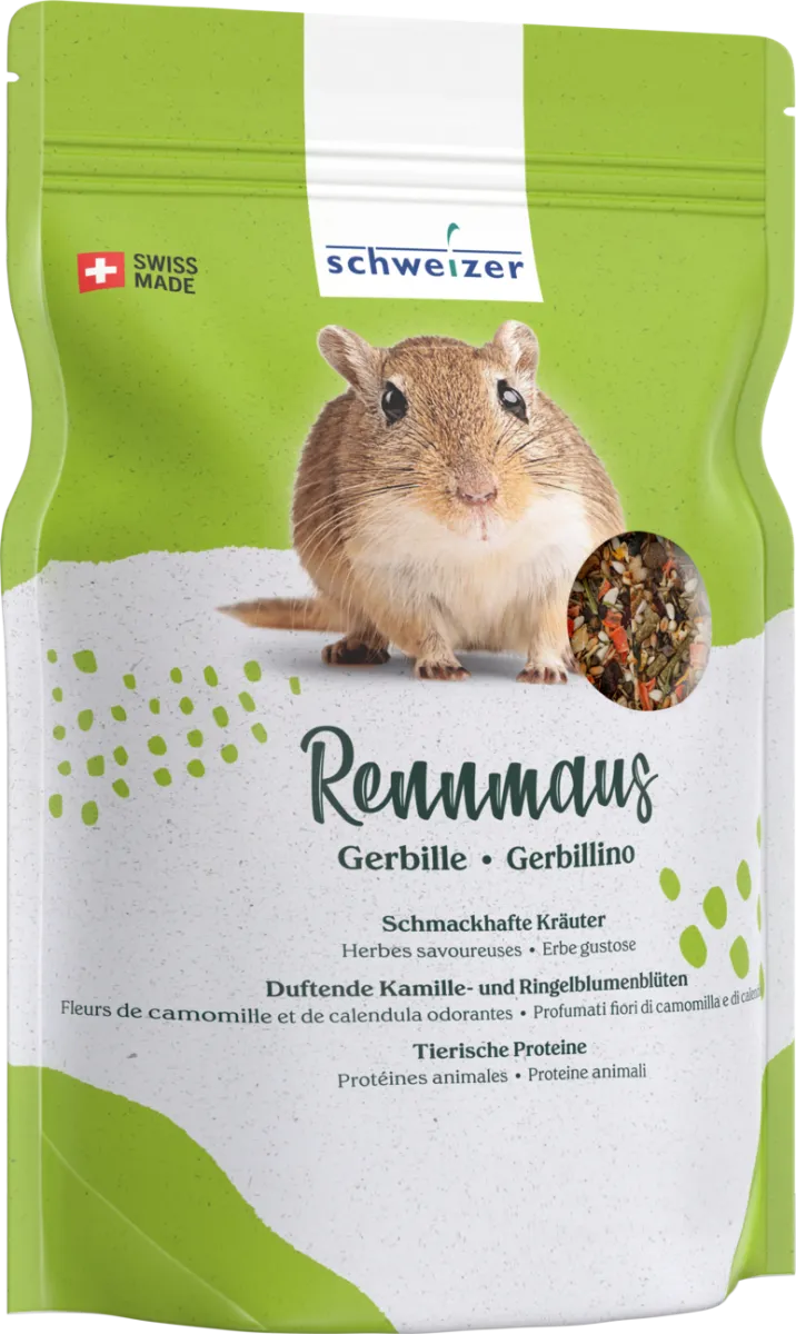 Schweizer Rennmäusefutter mit Kräutern & Blüten 750 g