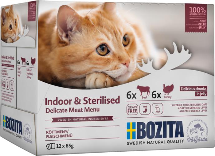 Bozita Sterilised Multibox Häppchen in Gelee 12 × 85 g