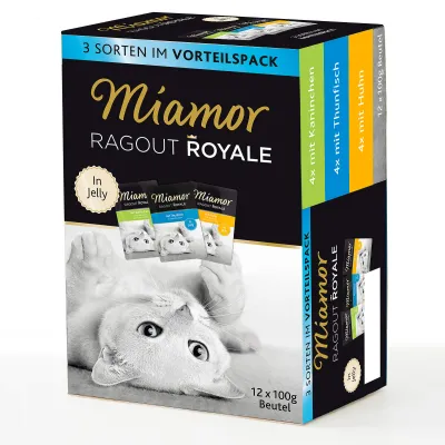 Miamor Royale Multi Kannin./Huhn/Thunf. für Katzen (12x100g)