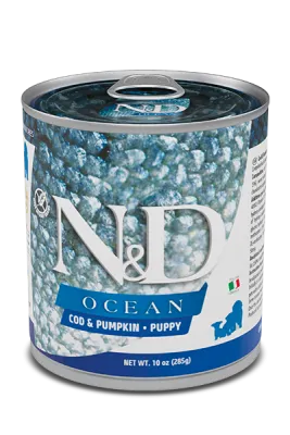 N&D Ocean canine, Cod &Pumpkin Puppy wet food, 285 gr