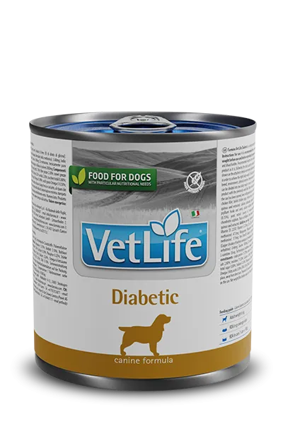 Farmina Vet Life canine, Diabetic wet food canine, 300 gr