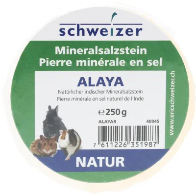 Alaya Mineralsalzstein rund 250 g