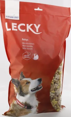 LECKY Babys Mini-Knöchlein mit Truthahn 1.75 kg Hundesnack