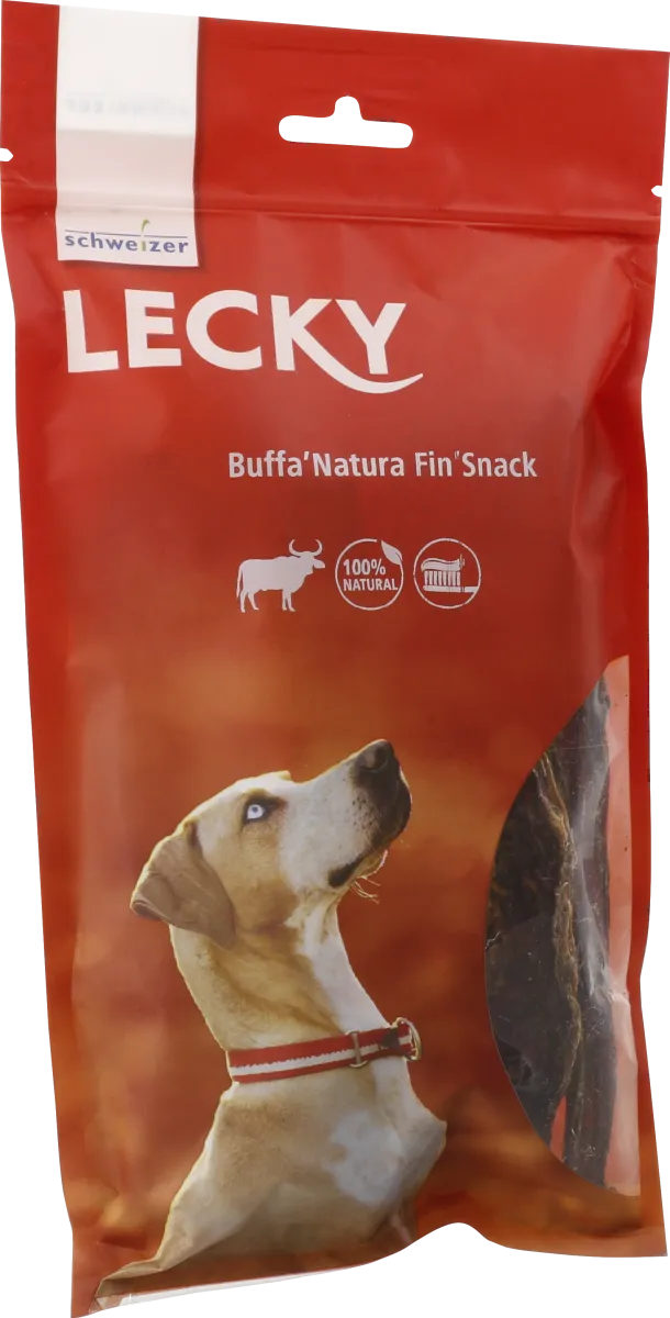 Lecky Buffa'Natura Fin'Snack 14–15 cm Büffelkopfhaut 100 g