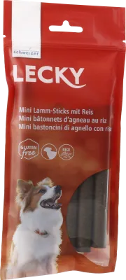 Lecky Mini Lamm-Sticks mit Reis Hundesnack 6 Stück