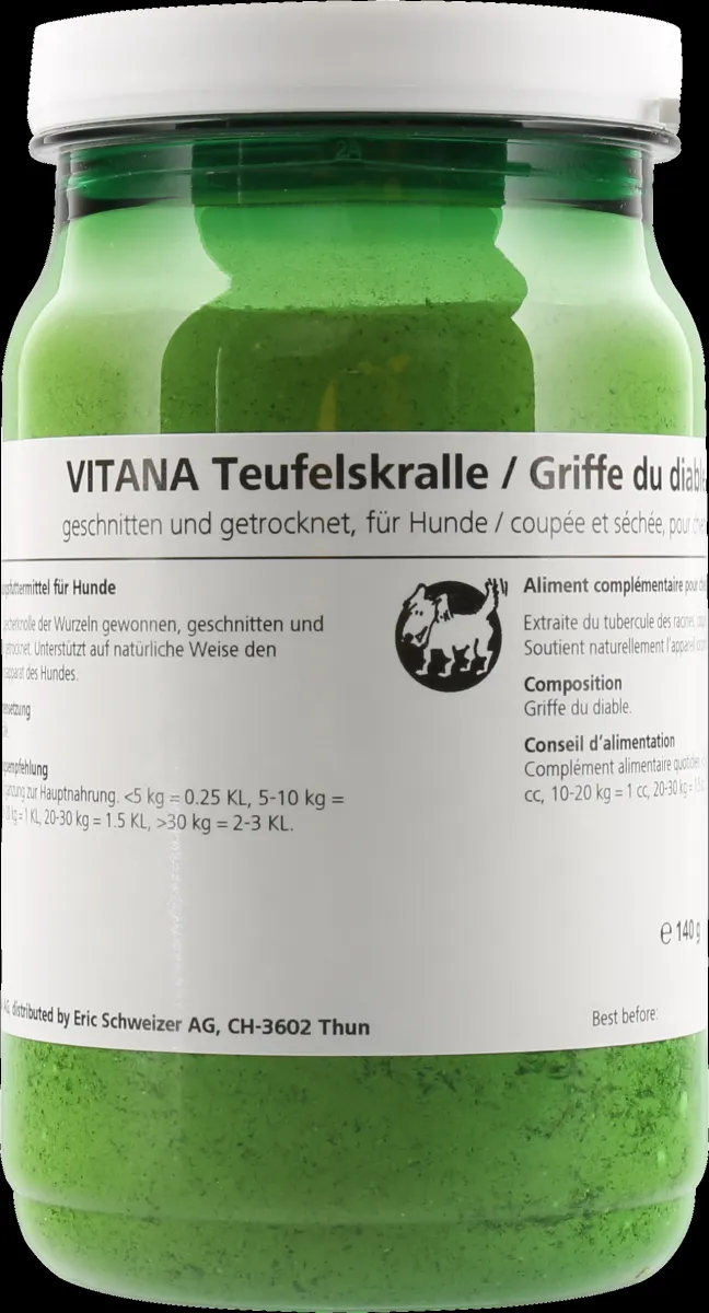 VITANA Teufelskralle geschnitten & getrocknet 140 g für Hunde