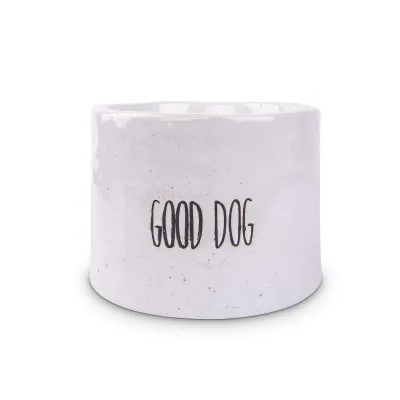 Freezack Dog High Napf für Hunde in weiss (850 ml)