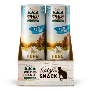 Wildes Land Katze Freeze Dried Huhn Snack GF 30g
