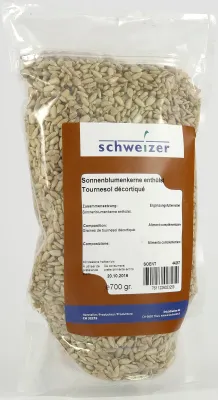 Sonnenblumenkerne geschält 700 g – Einzelfuttermittel für Vögel