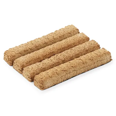 bePure Strauss-Dinkel Kräcker – 4 Stück – bePure - Knuspersnack mit Strauss und Dinkel für Hunde