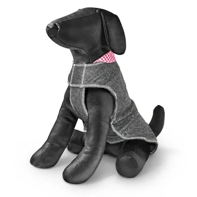 Freezack Hundemantel Swissness grau/rot