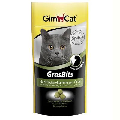 GimCat GrasBits 40 g Katzenleckerlis mit hohem Grasanteil