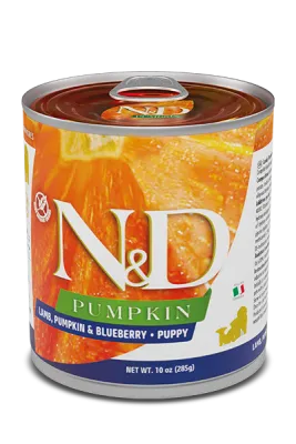 N&D Pumpkin canine, Lamb, Pumpkin &Blueberry Puppy wet food, 285 gr
