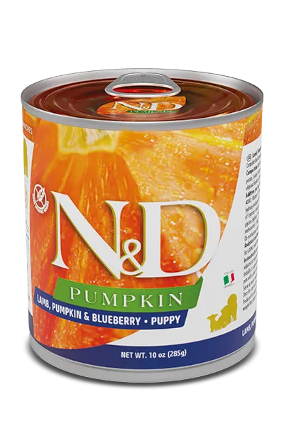 N&D Pumpkin canine, Lamb, Pumpkin &Blueberry Puppy wet food, 285 gr