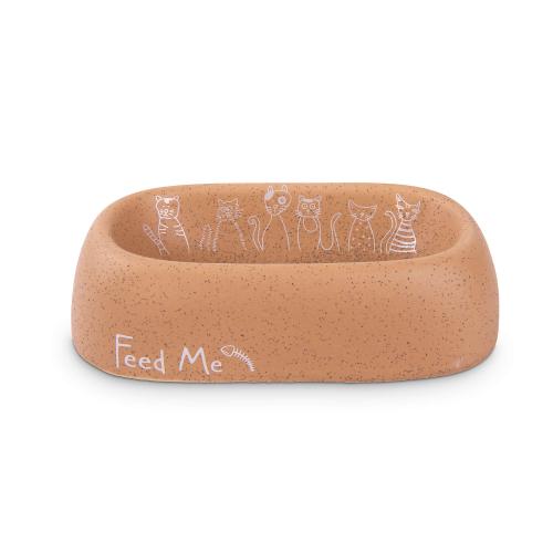 Freezack Feed me Napf für Hunde in braun (150 ml)