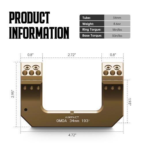 AIMPACT TP28 1.93", Sandy Gold