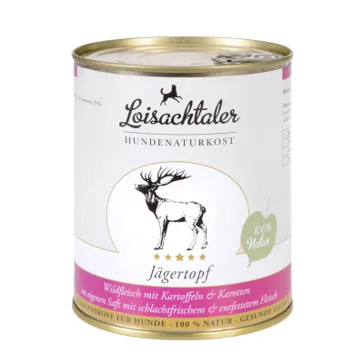 Loisachtaler Jägertopf Nassfutter Hund 400 g