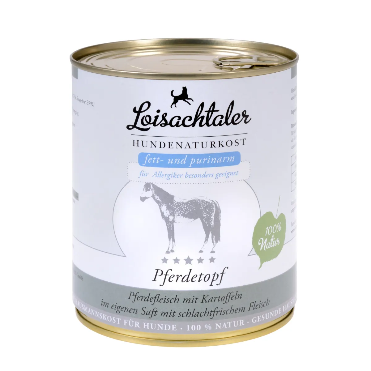 Loisachtaler Pferdetopf Nassfutter für Hunde 400g