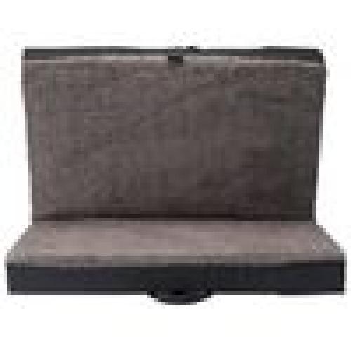 Decke Bendson, 100×65cm, dunkelgrau/hellgrau