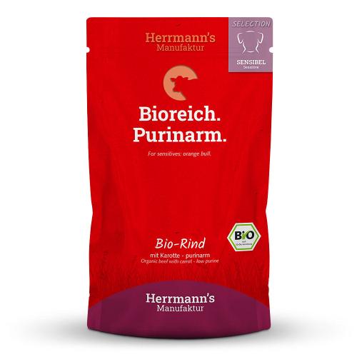 Herrmann’s Bio Rind mit Karotten Purinarm 800g
