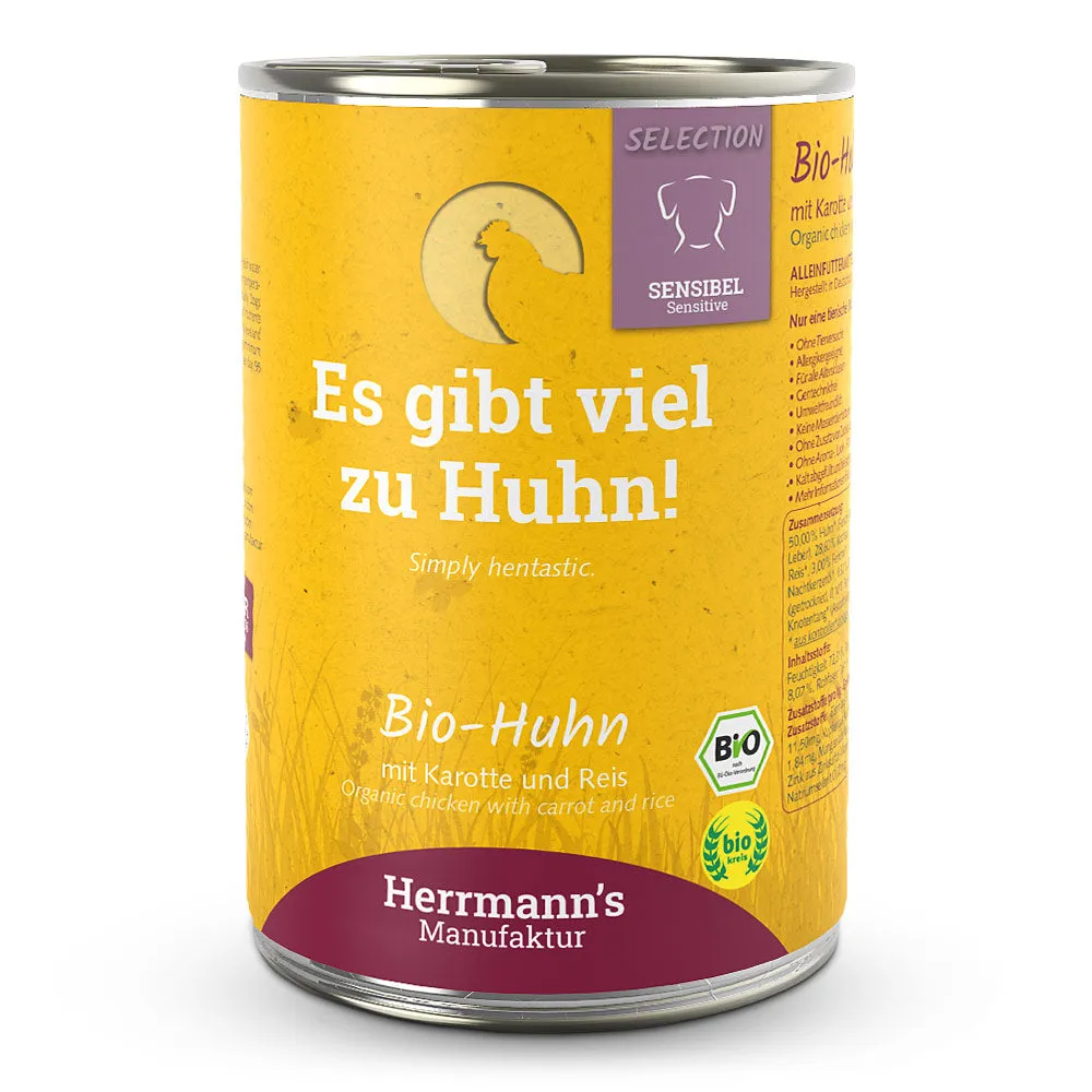 Herrmann's Sensibel Bio Huhn mit Karotte und Reis 800g