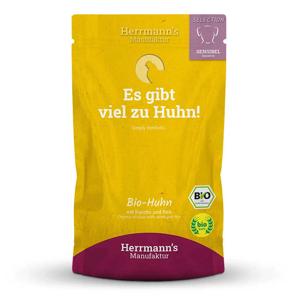 Herrmann's Sensibel Bio Huhn mit Karotte und Reis 800g