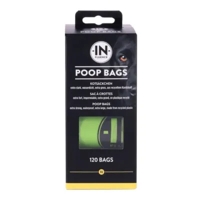 IN-FLUENCE Poop Bags, 60-pack