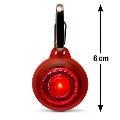 rogz RogLite Leuchtanhänger Rot