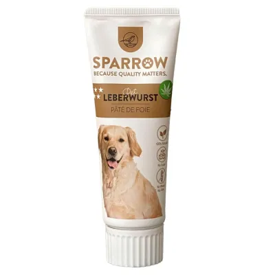 Sparrow Leberwurst mit CBD 75g