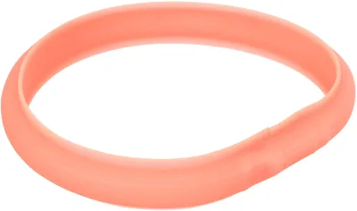 Trixie Flash Leuchthalsband Koralle, extra breit