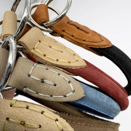 Würghalsband Nubuck/Wax , braun, 10mm x 50cm