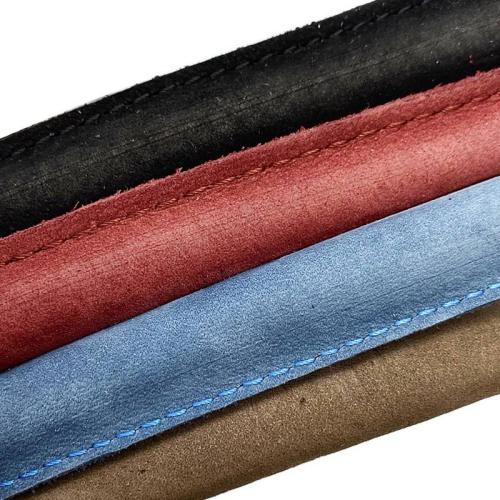 Würghalsband Nubuck/Wax , Bordeaux, 10mm x 60cm