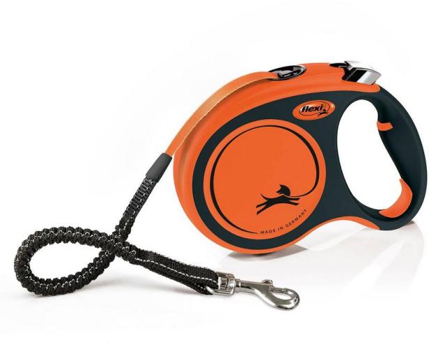 flexi Xtreme Tape Gurt Rollleine Orange S 5 m für Hunde