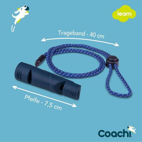 Coachi Training Pfeife 2 tons, blau