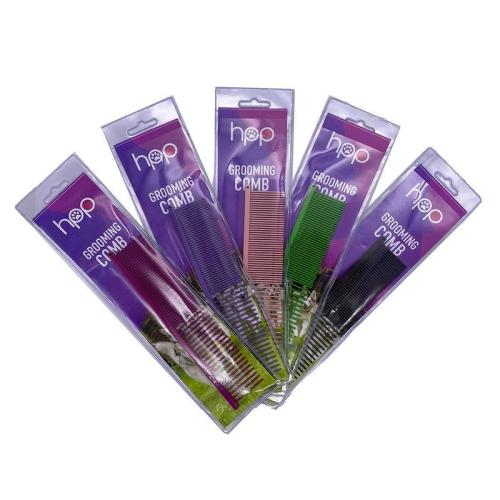 Doppelkamm, farbig, 21 + 42 Pins, 18.5 cm, assortiert