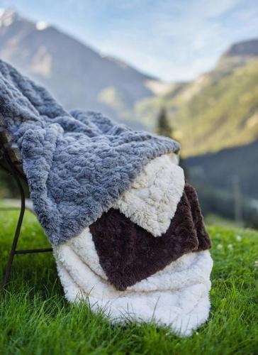 Felldecke Soft, 160 cm x 200 cm, weiss