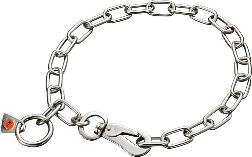 Halskette mit Karabiner 45 cm, 3mm,Edelstahl