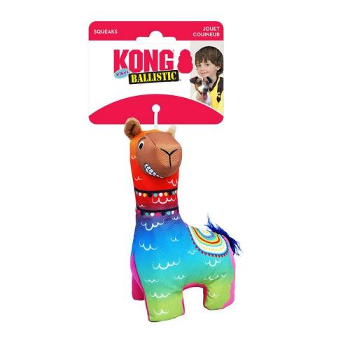 KONG Ballistic Vibez Llamas S/M, 23 x 10.8 x 20.3 cm, assortiert