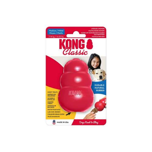 Kong Classic, Ø 8.5 x 13 cm, rot, 357 g