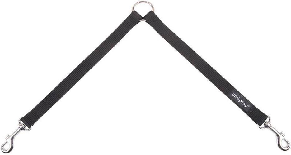 leinen-koppel-basic-s-30-x-1cm-schwarz-84038