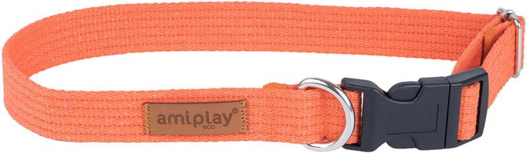 halsband-cotton-s-15mm28-40cm-orange-83538