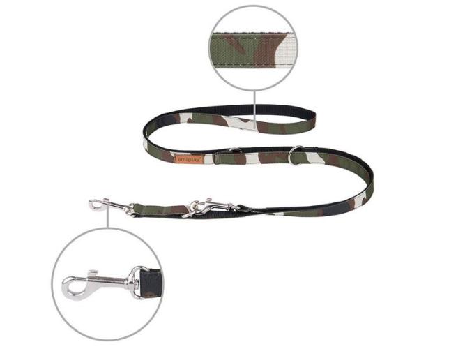 Leine Adventure, L 100-200 x 2cm, Camo