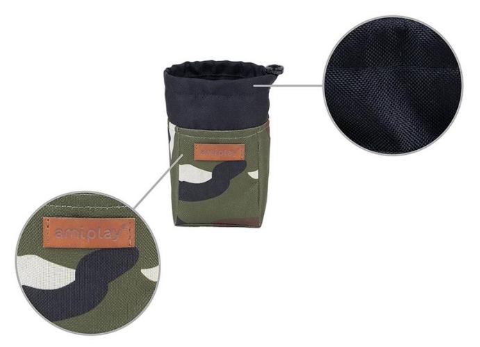 Snackbeutel Adventure, 8 x 6 x 10 cm, Camo