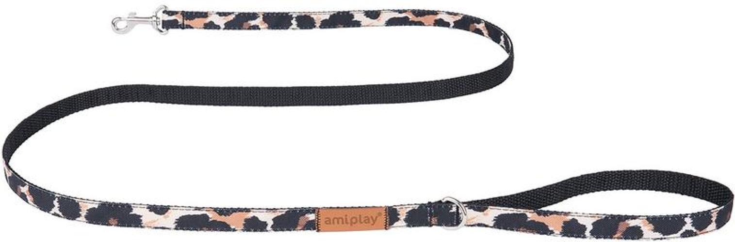 leine-safari-m-140-x-15cm-leopard-83271